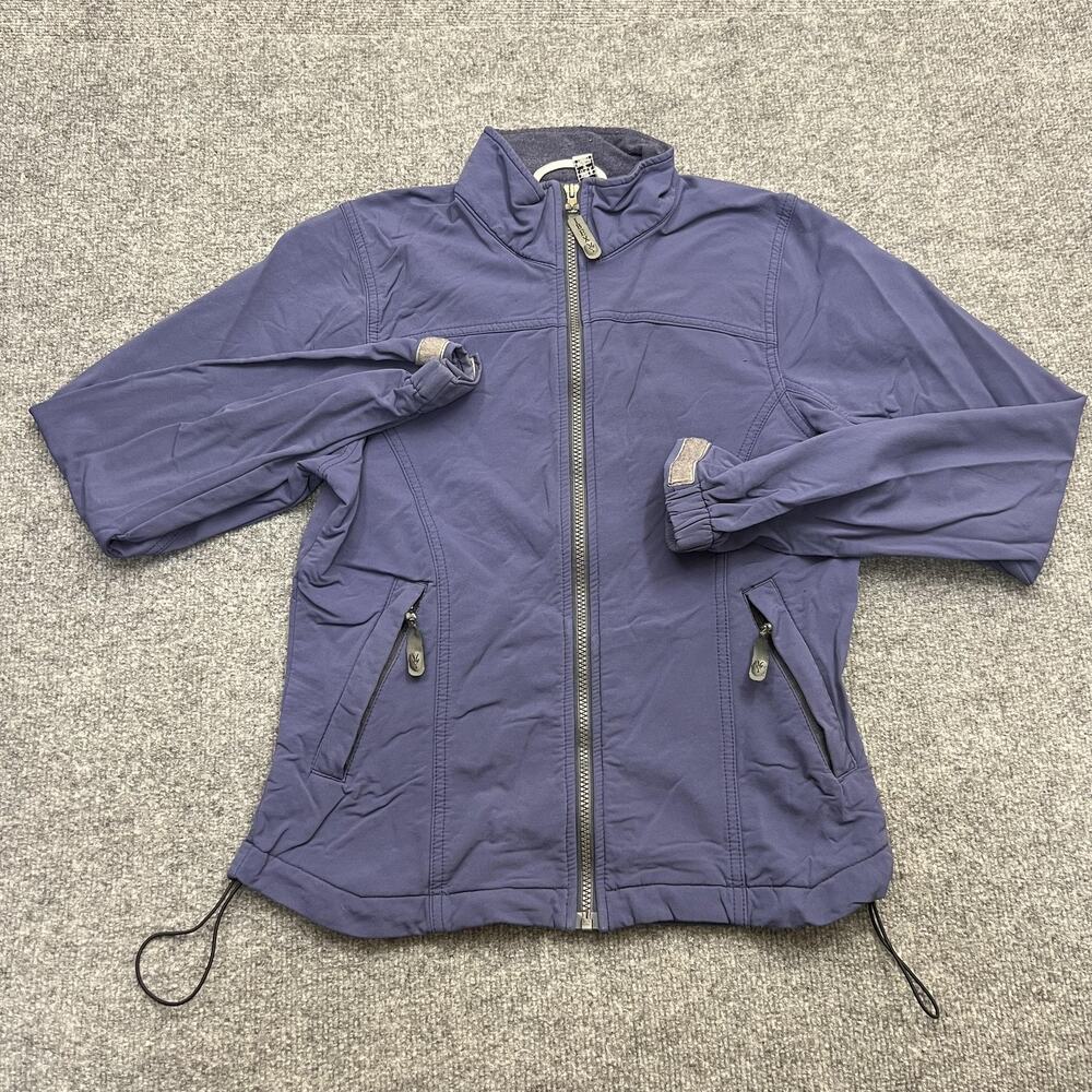 Ibex Jacket Womens Small Full Zip Softshell Pockets Made in USA Outdoor